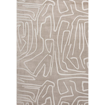 Alcina Modern Scandinavian Graphic Lines High-Low Area Rug